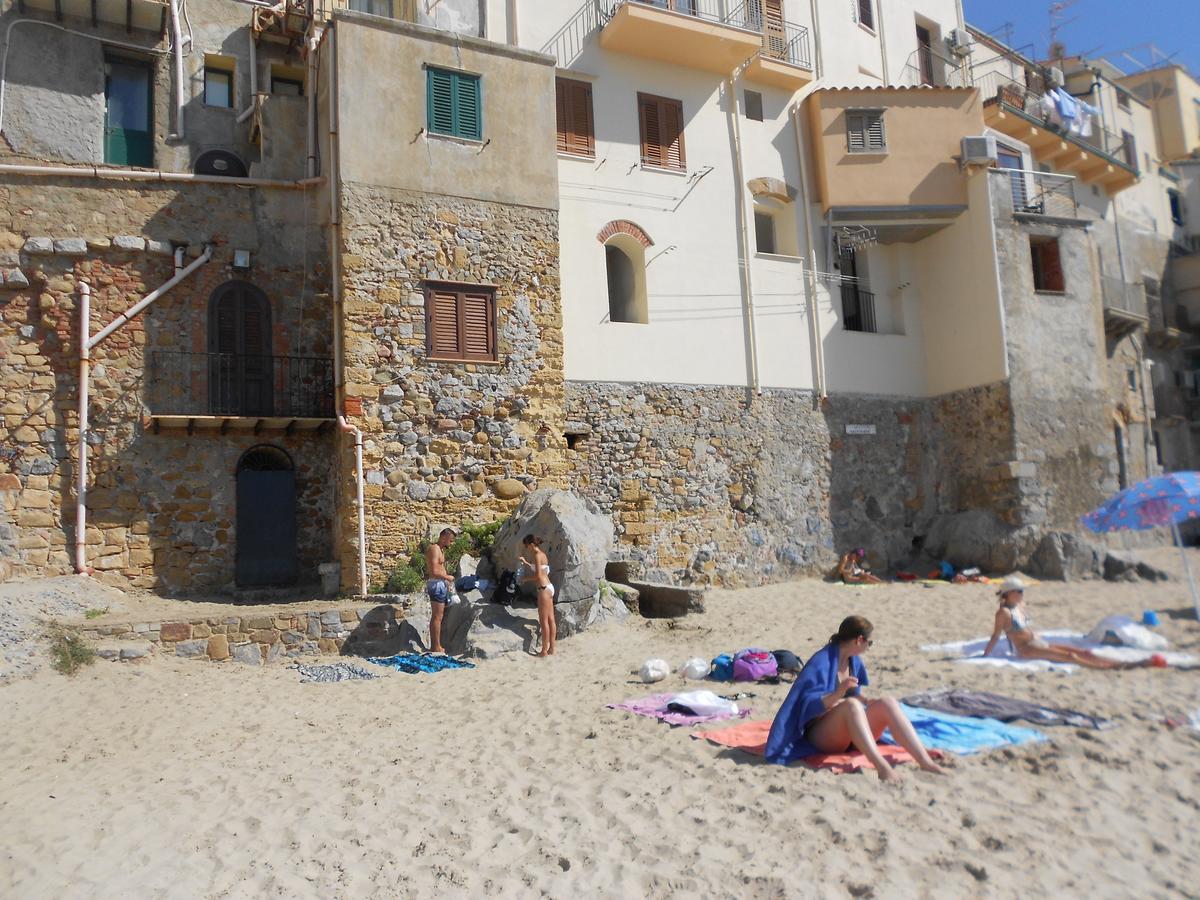 Balcone Sulla Spiaggia Cefalú Exterior foto